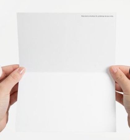 Blank Cards - Don't Hit the Rhubarb (without corporate logo)
