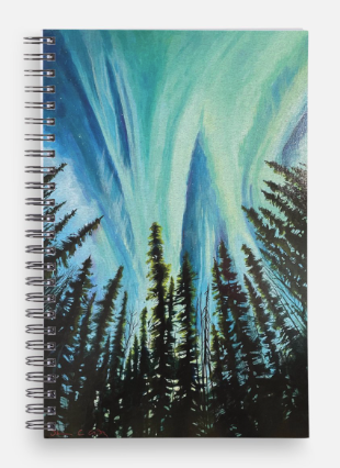 Lined Notebook - Bill's Lake Lightshow